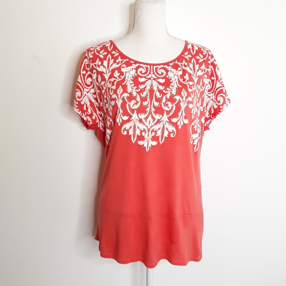 Bcbgeneration Chambray Button-Up Blouse Euc Sz S - image 5